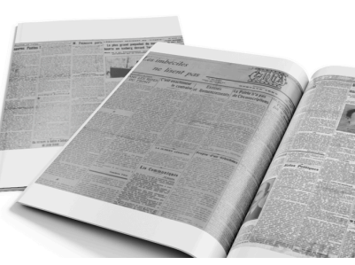 Logo Utopia placé sur un mockup de magazine pour évaluer son rendu visuel dans un contexte éditorial.